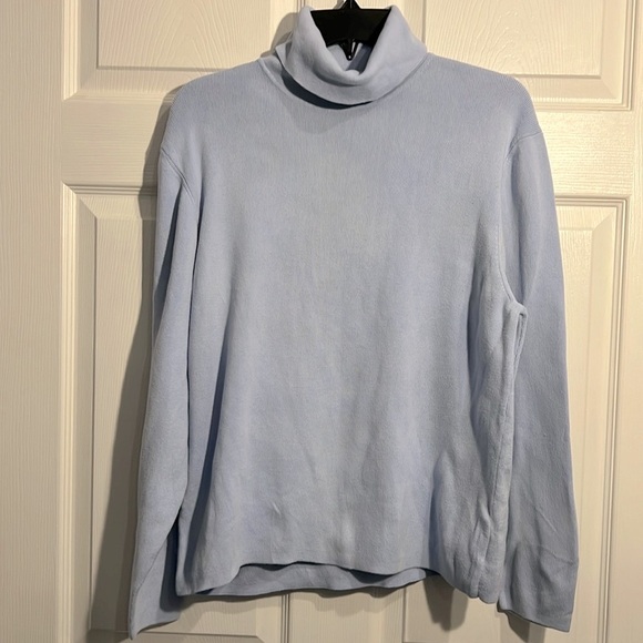 Eddie Bauer Women’s Light Blue Turtleneck - size XXL - Picture 1 of 5